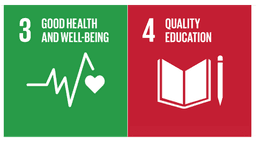 Sustainable Development Goals 3 and 4 logo